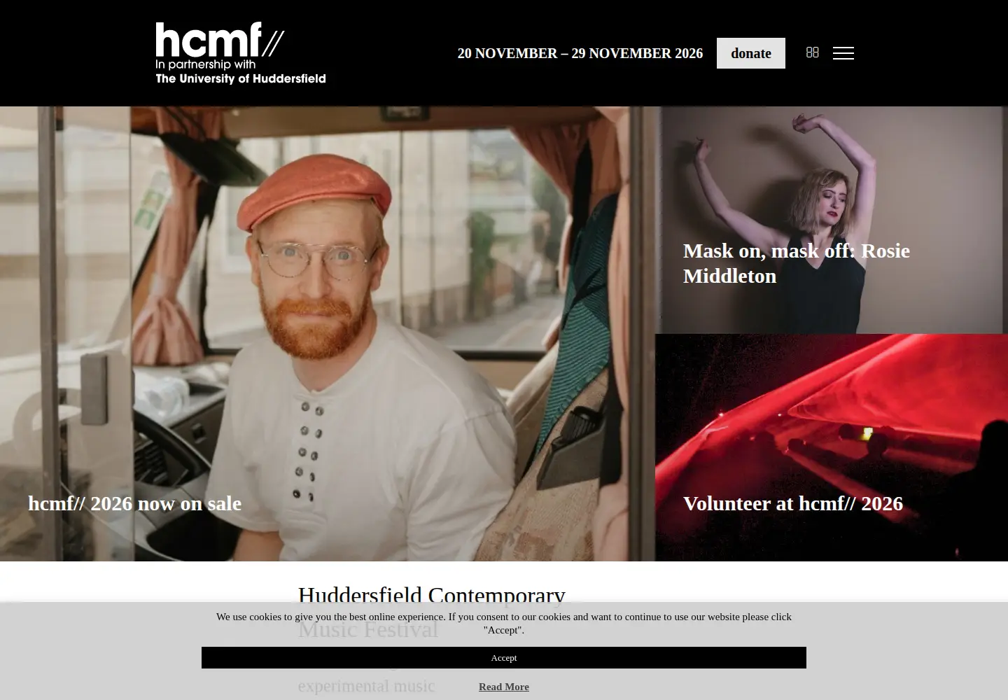 Screenshot of hcmf.co.uk