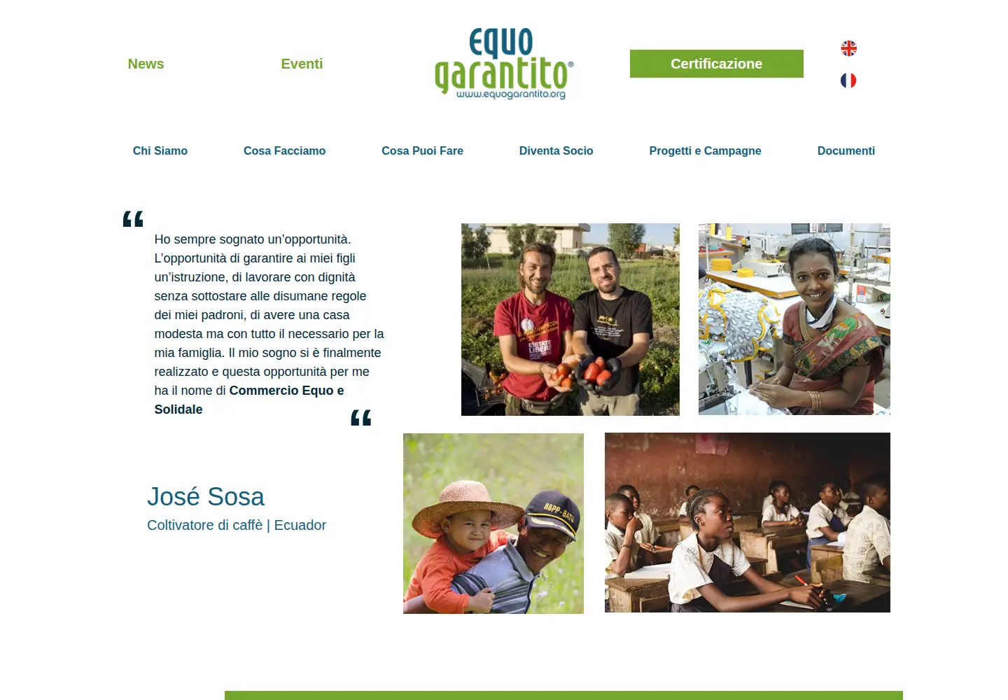 Screenshot of equogarantito.org