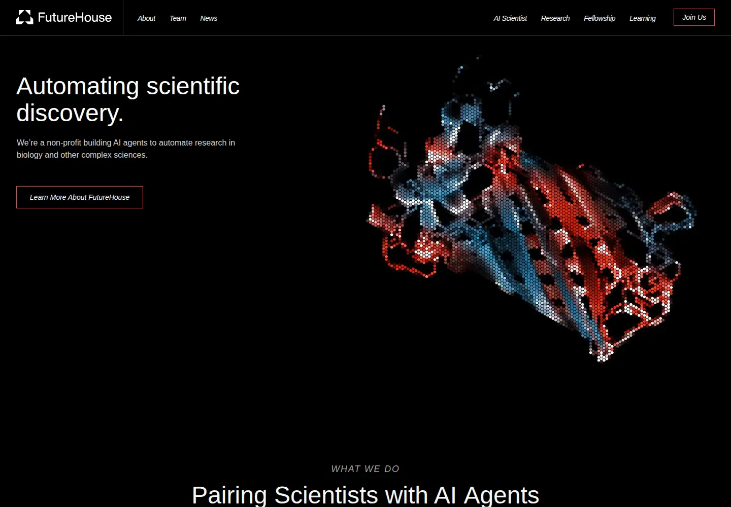Screenshot of futurehouse.org