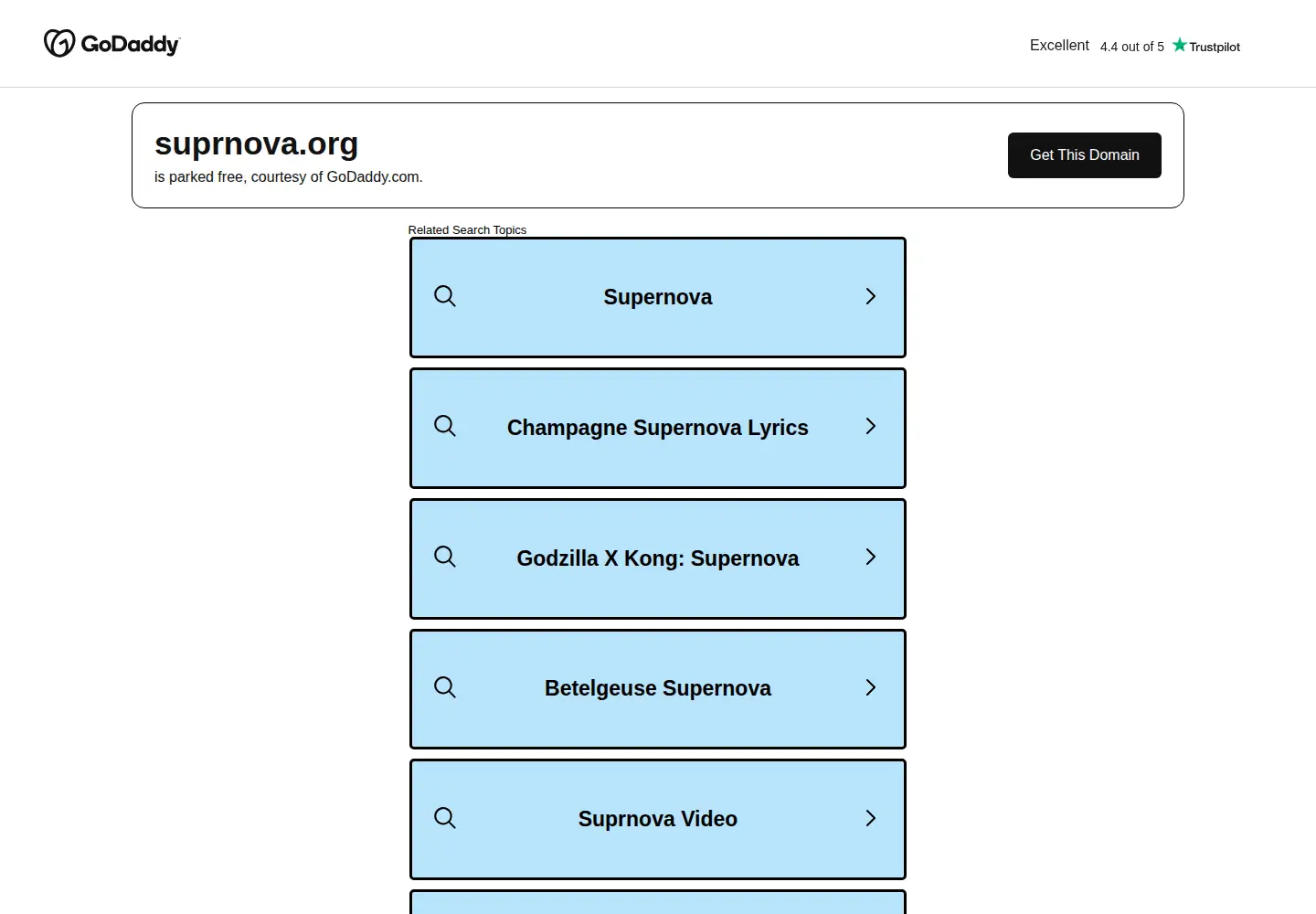 Screenshot of suprnova.org