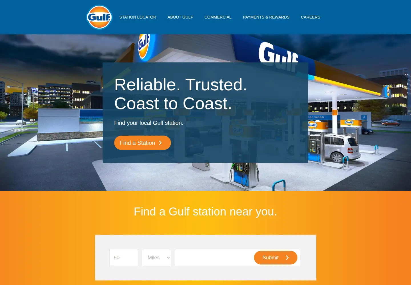 Screenshot of gulfoil.com