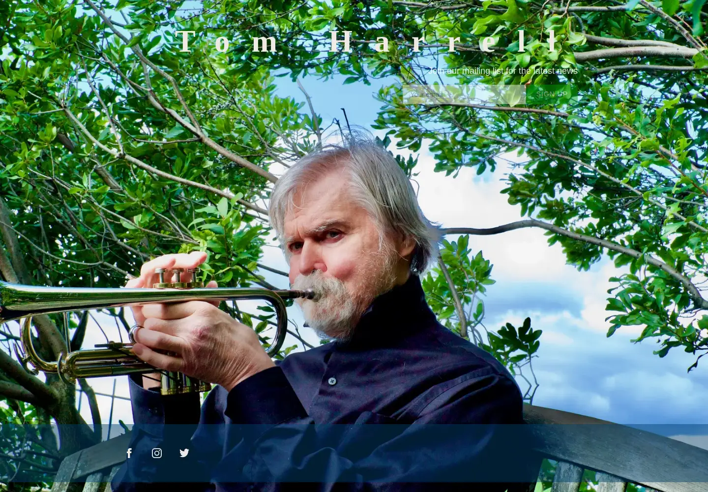 Screenshot of tomharrell.com
