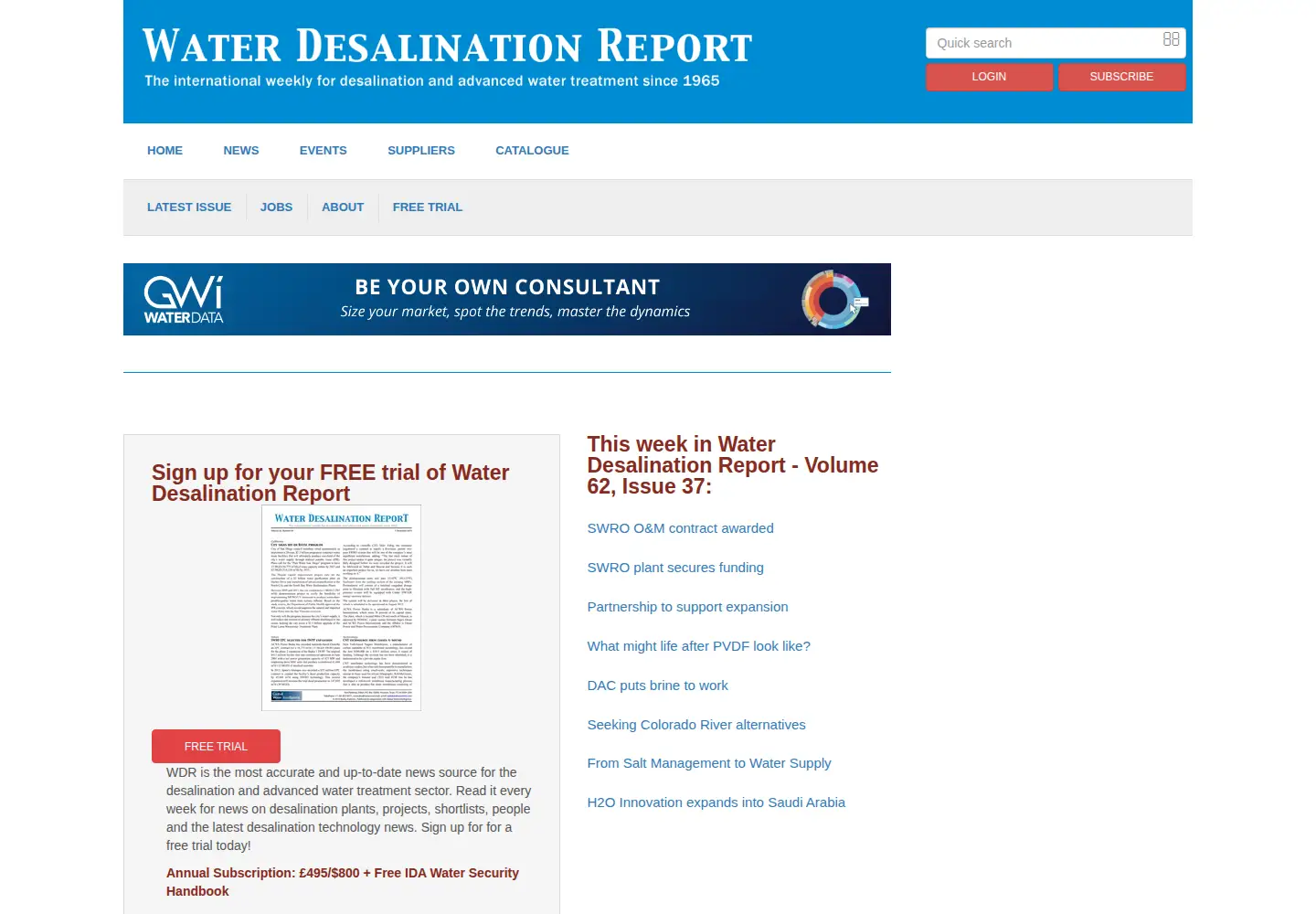 Screenshot of desalination.com