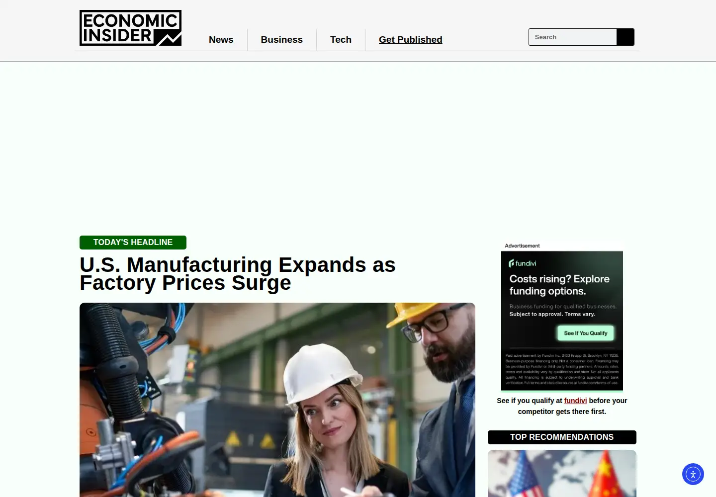 Screenshot of economicinsider.com