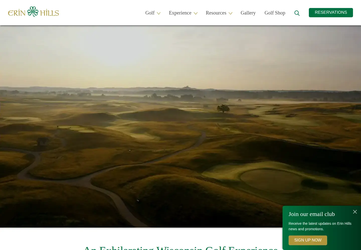 Screenshot of erinhills.com