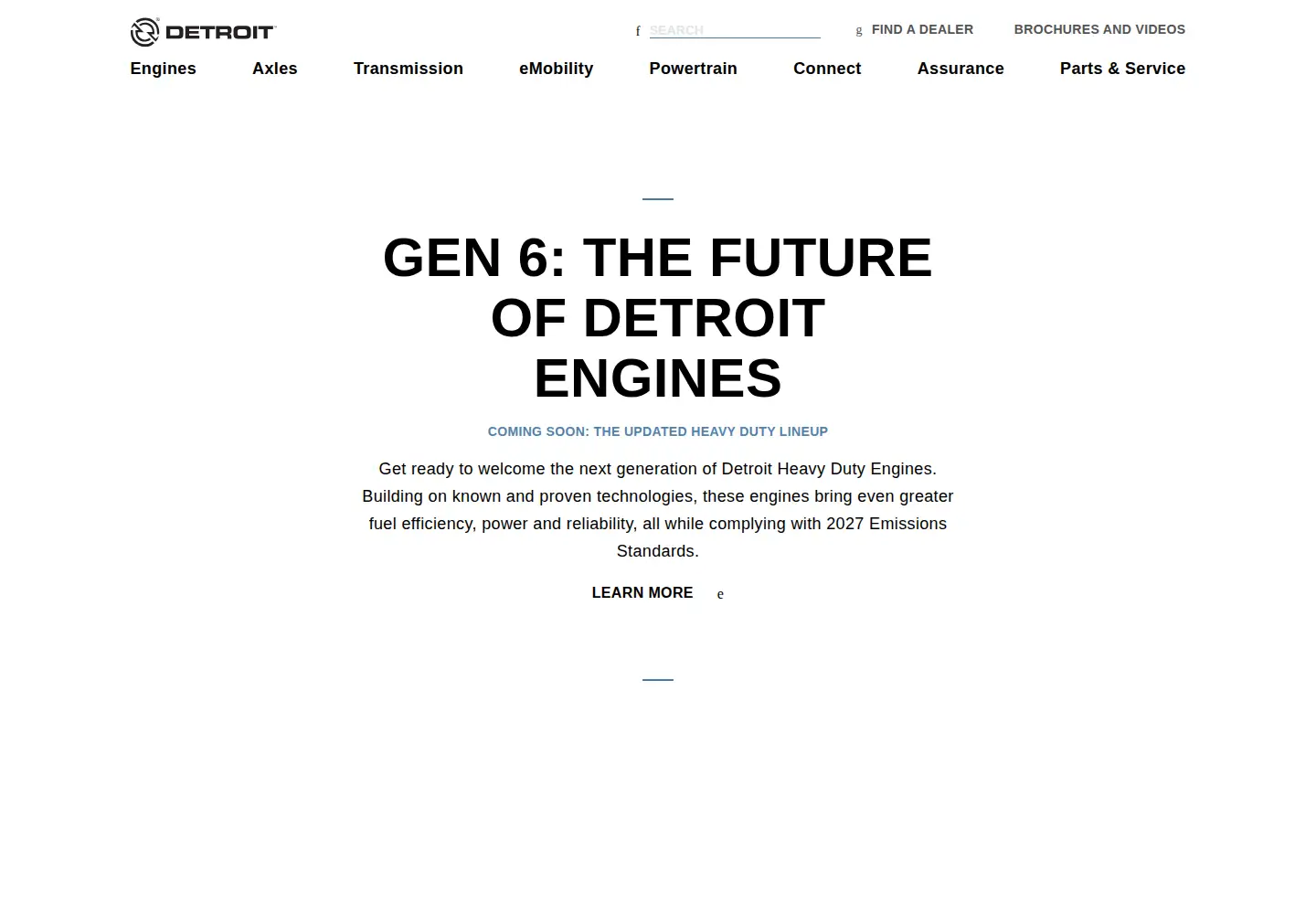 Captured homepage of demanddetroit.com in the current scan