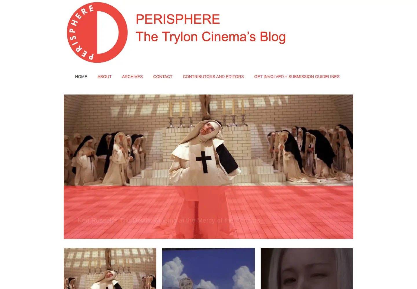 Screenshot of perisphere.org