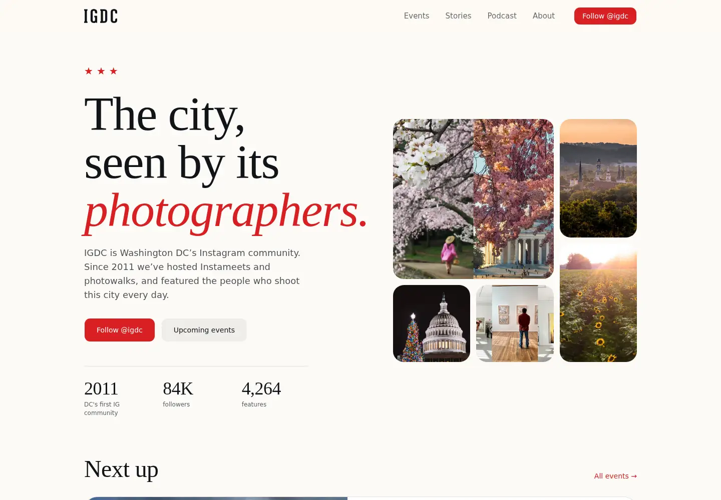 Screenshot of igdcofficial.com