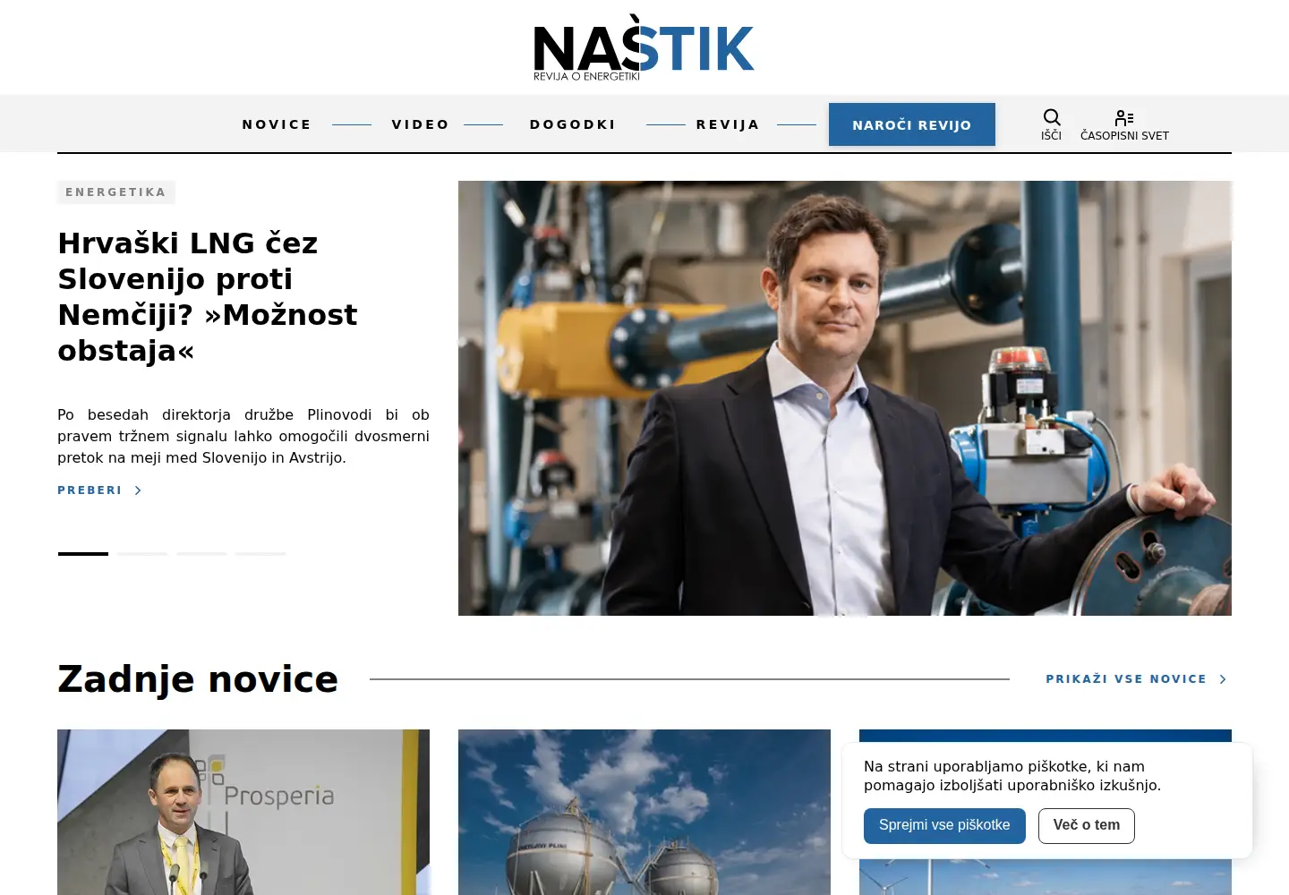 Screenshot of nas-stik.si