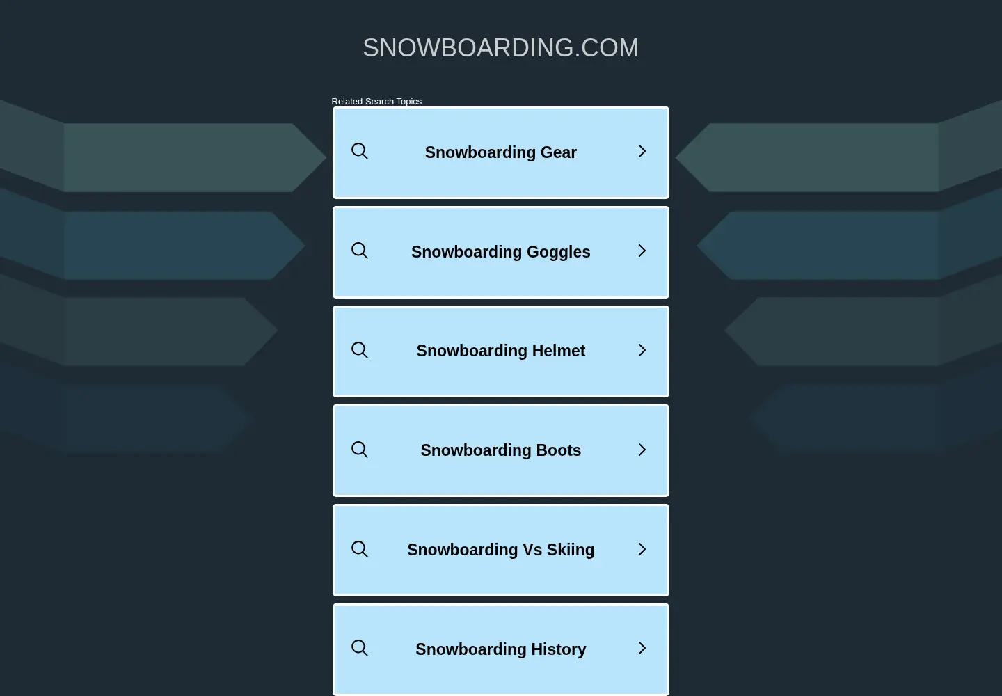 Captured homepage of snowboarding.com in the current scan