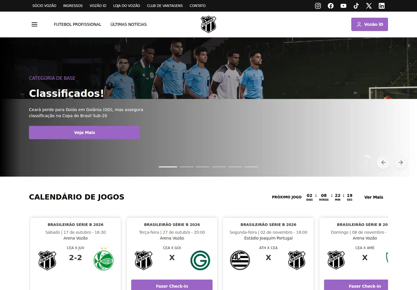 Screenshot of cearasc.com