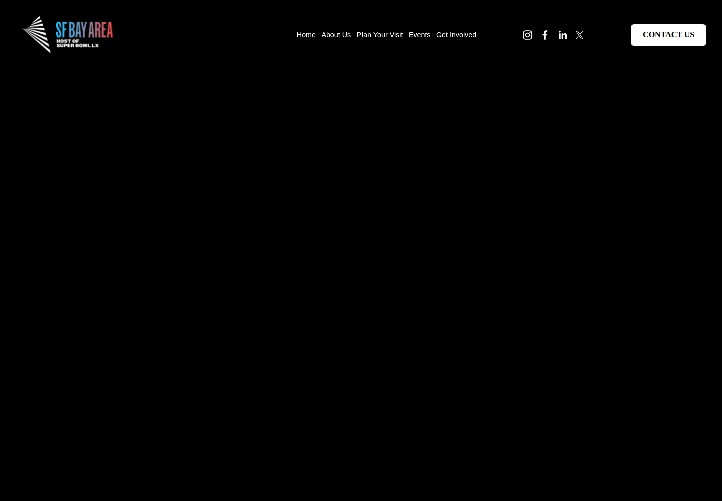 Screenshot of sfbayareasuperbowl.com
