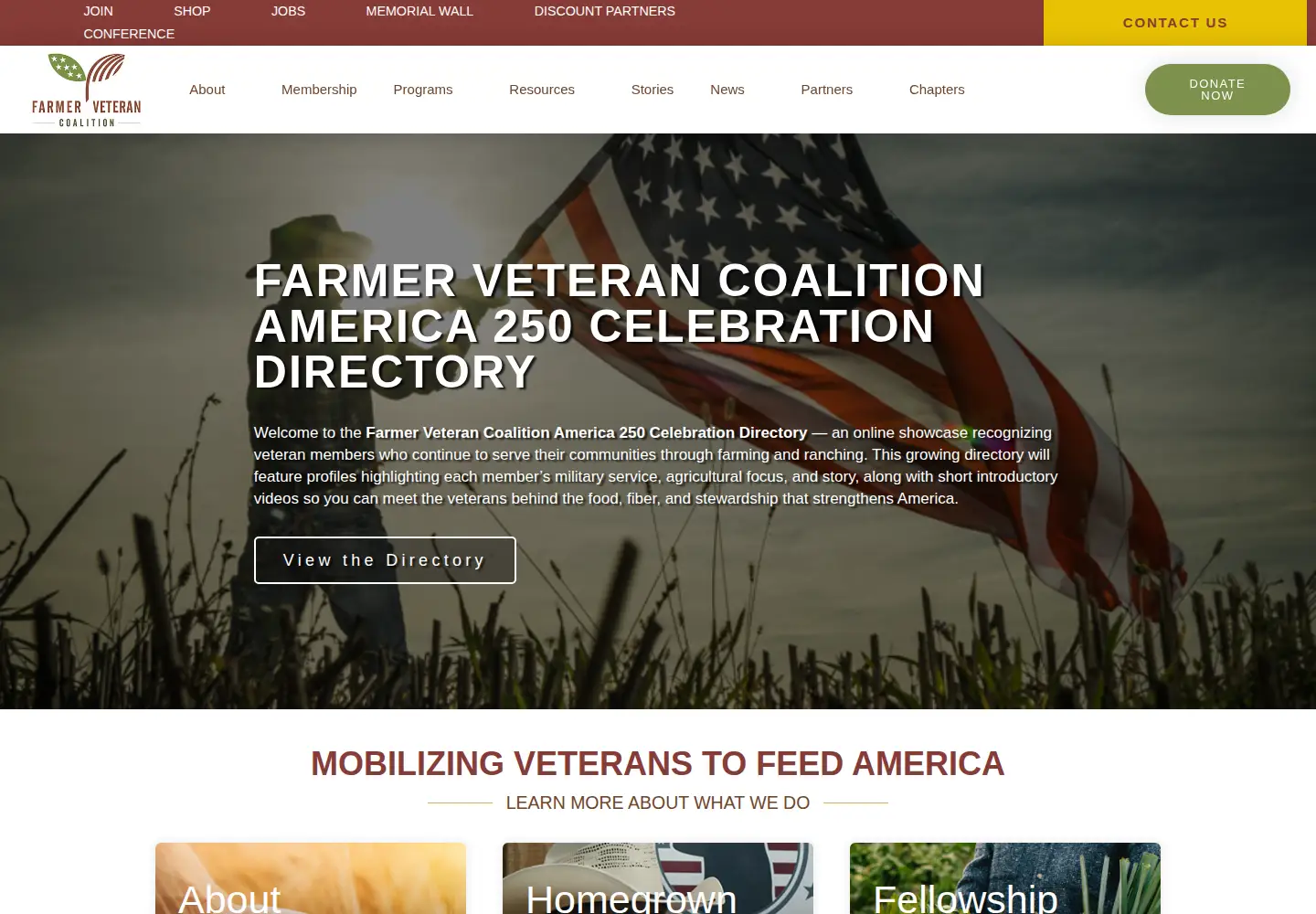 Screenshot of farmvetco.org