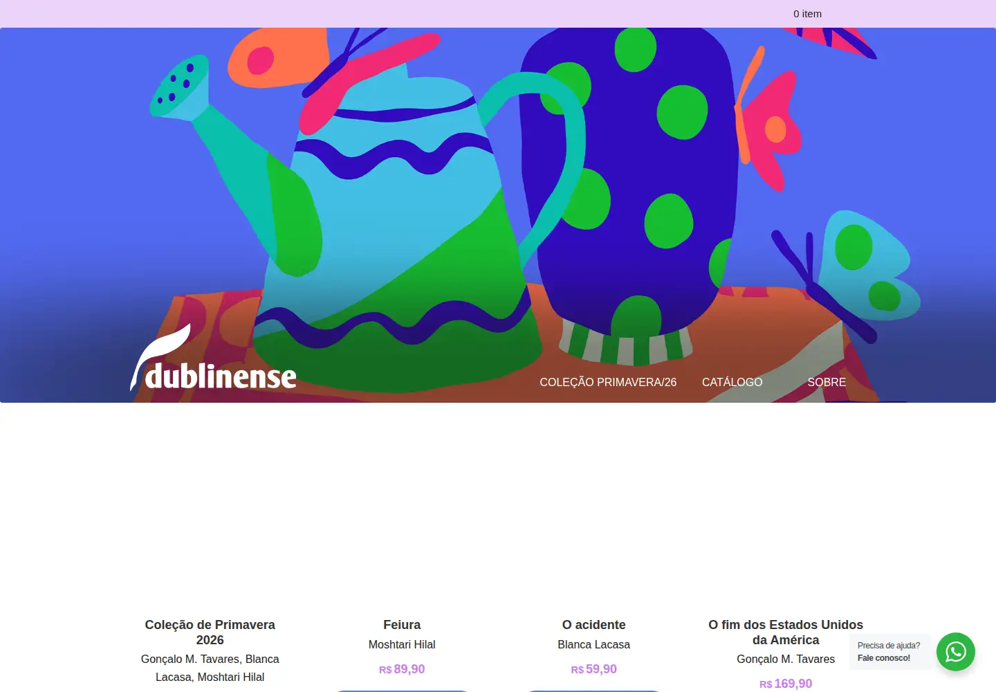 Screenshot of dublinense.com.br