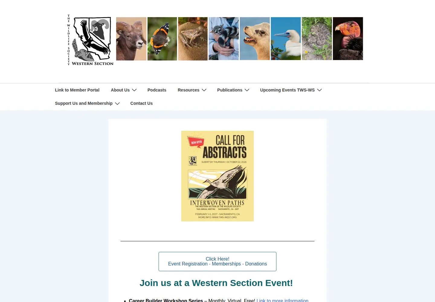 Screenshot of tws-west.org