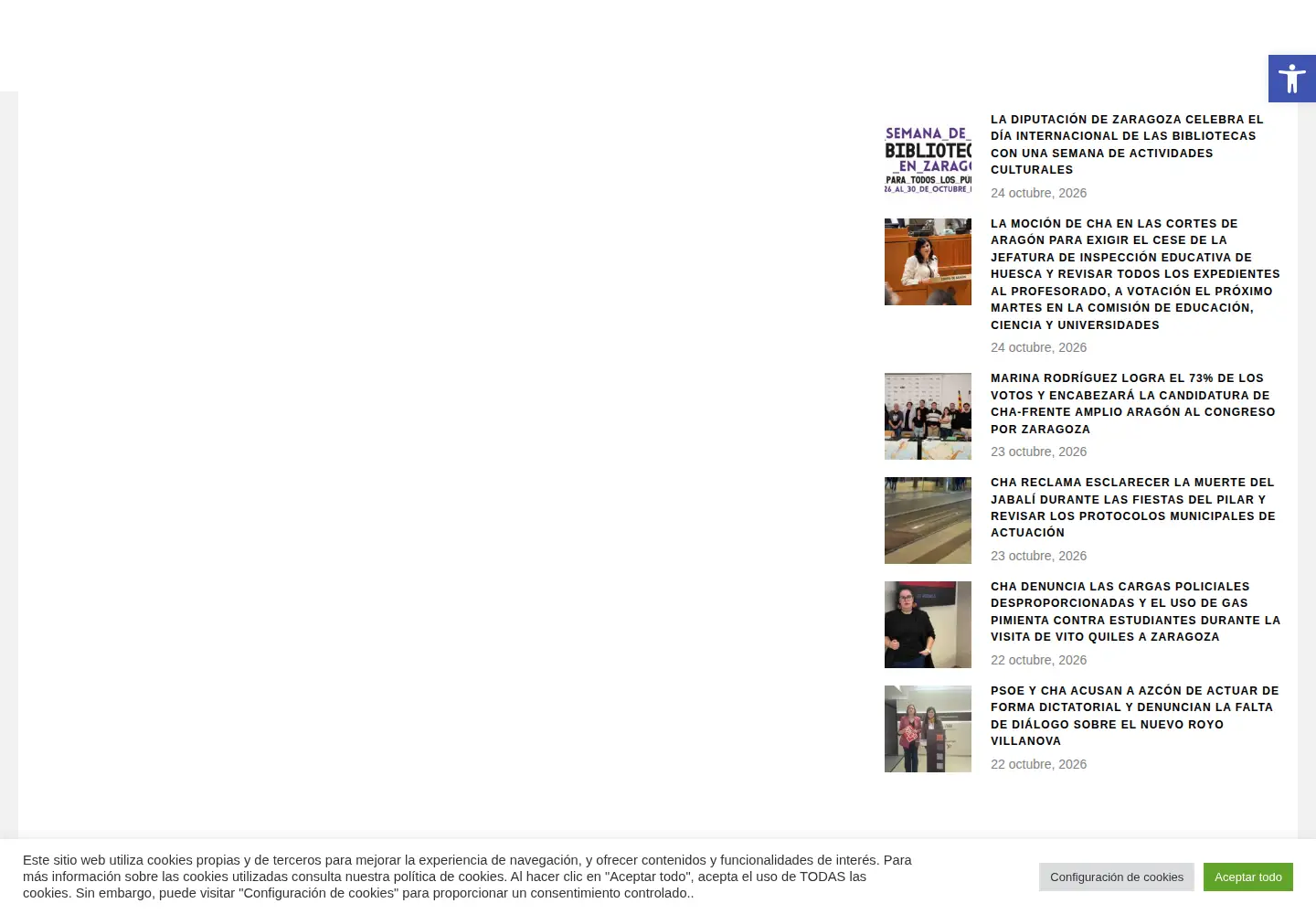Captured homepage of chunta.org in the current scan