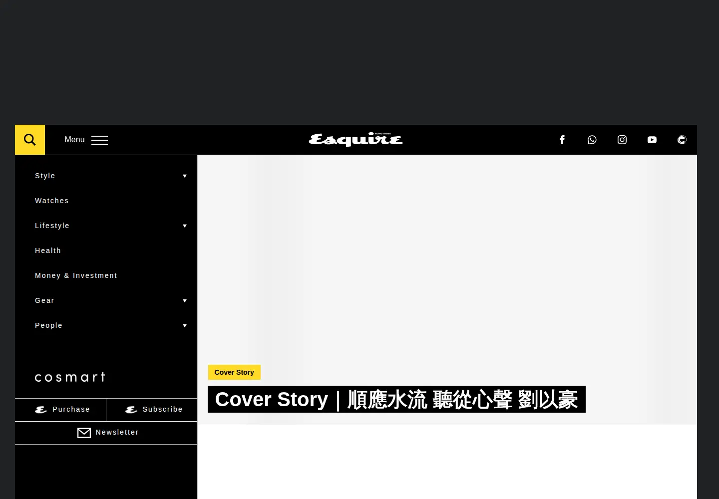 Screenshot of esquirehk.com