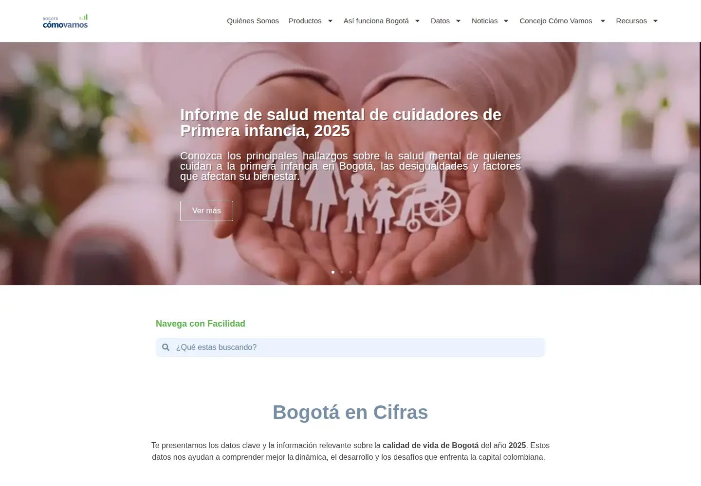 Screenshot of bogotacomovamos.org