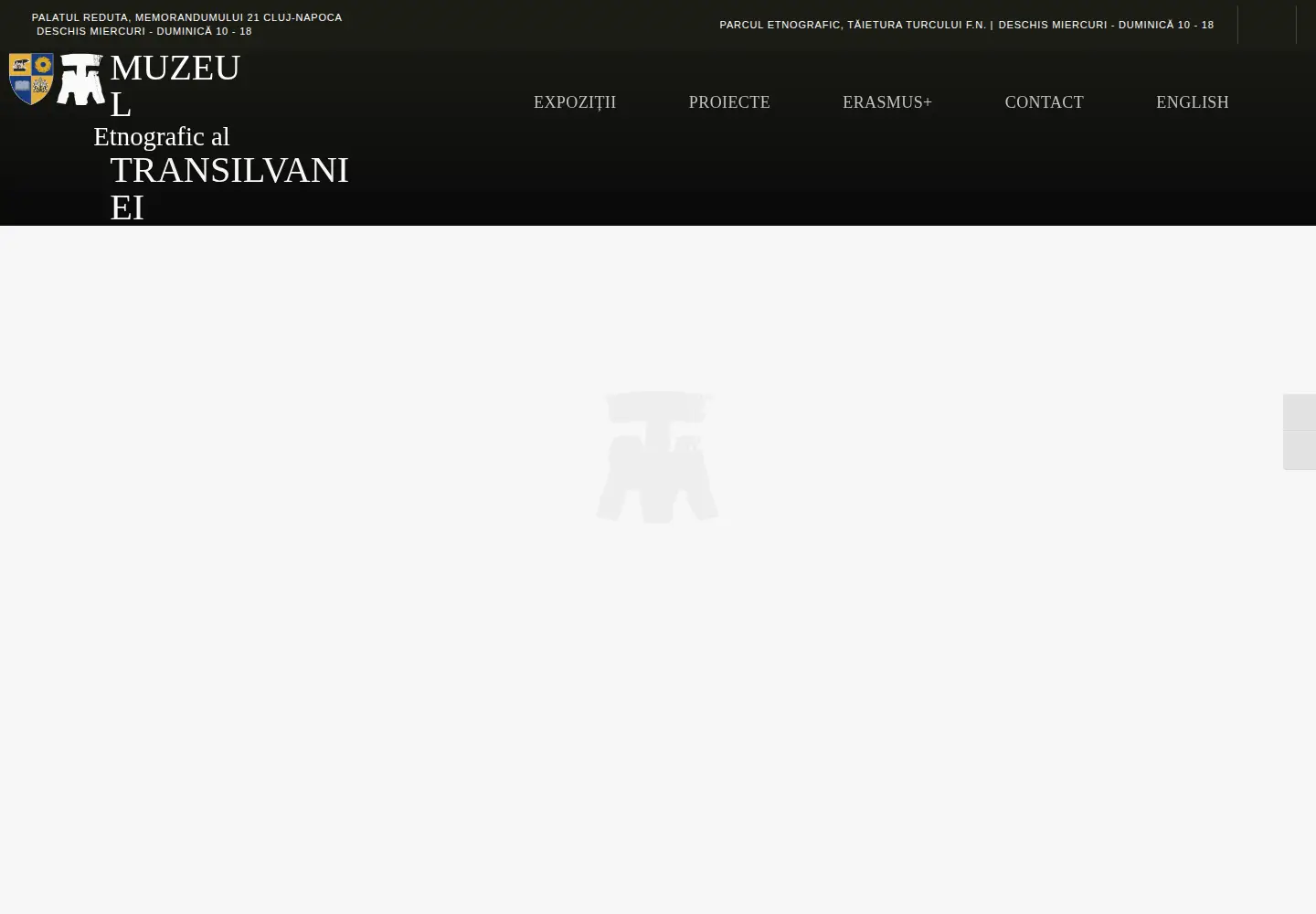 Captured homepage of muzeul-etnografic.ro in the current scan