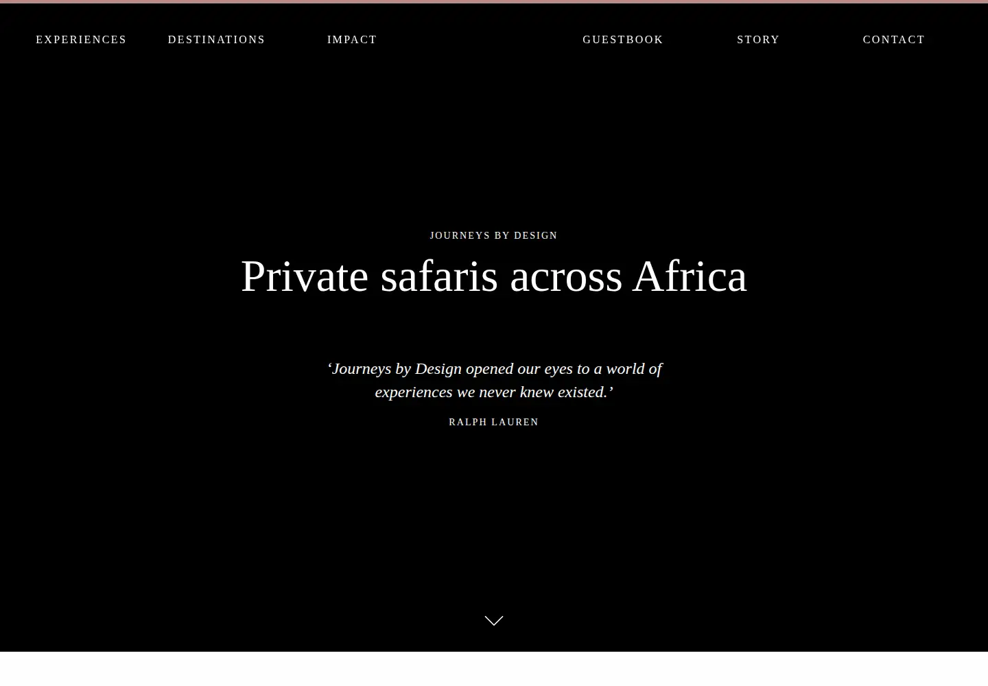 Screenshot of journeysbydesign.com