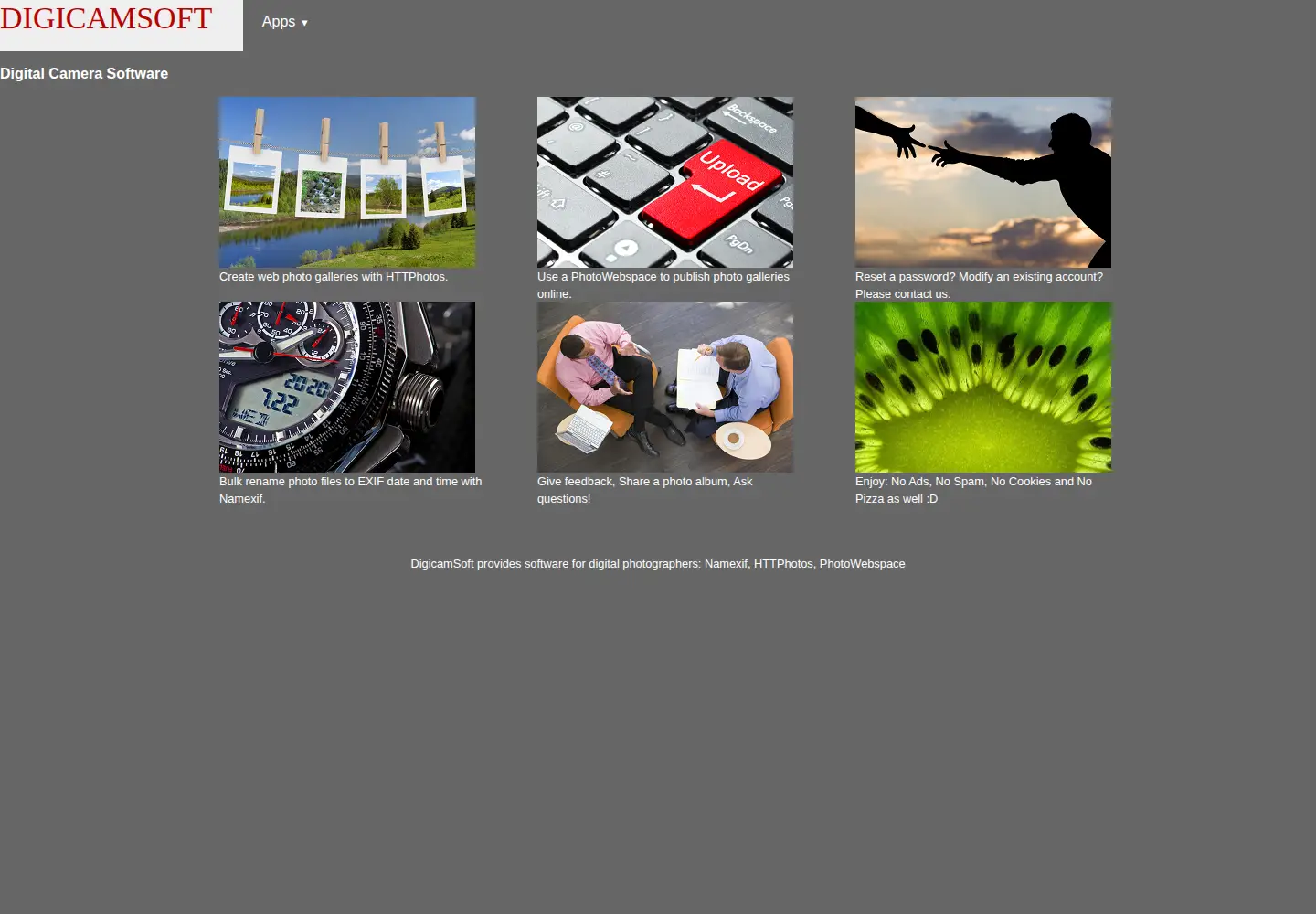 Screenshot of digicamsoft.com