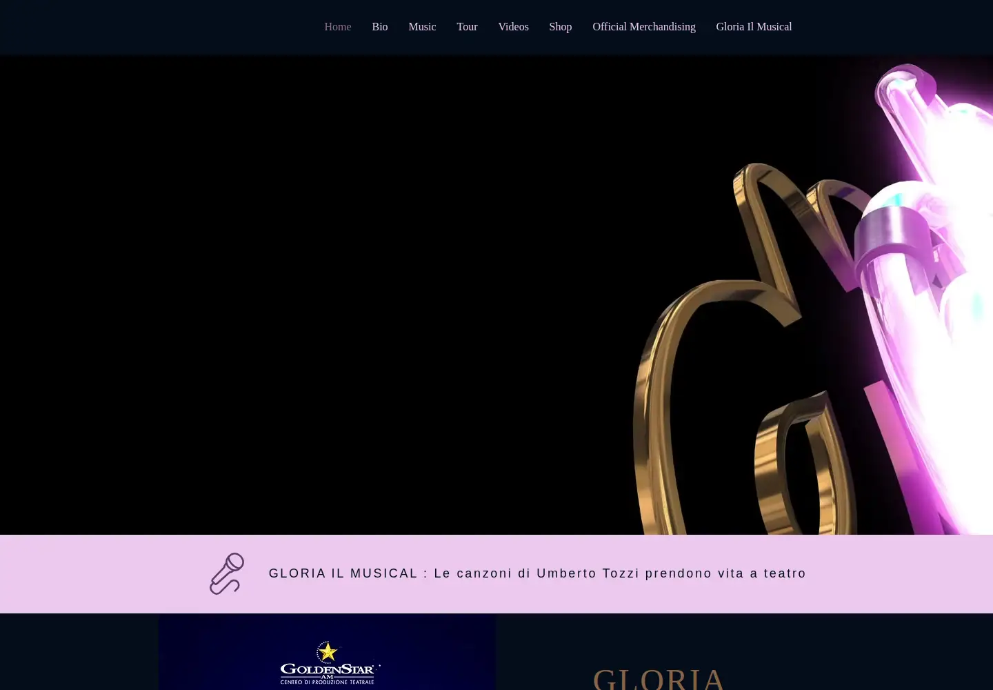 Captured homepage of umbertotozzi.com in the current scan