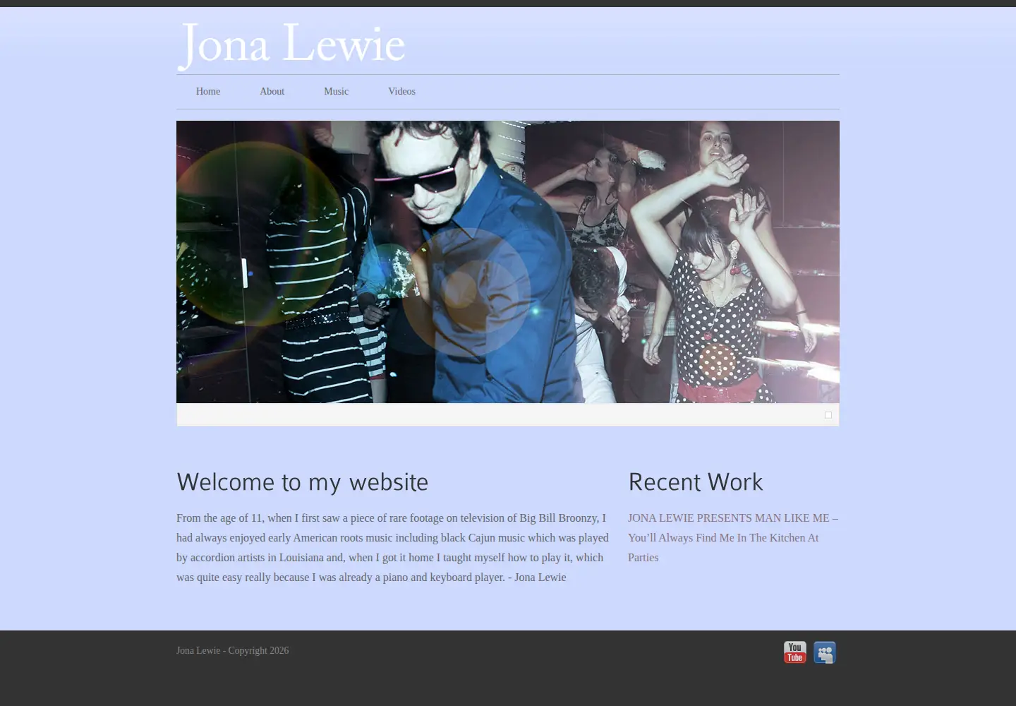 Screenshot of jonalewie.com