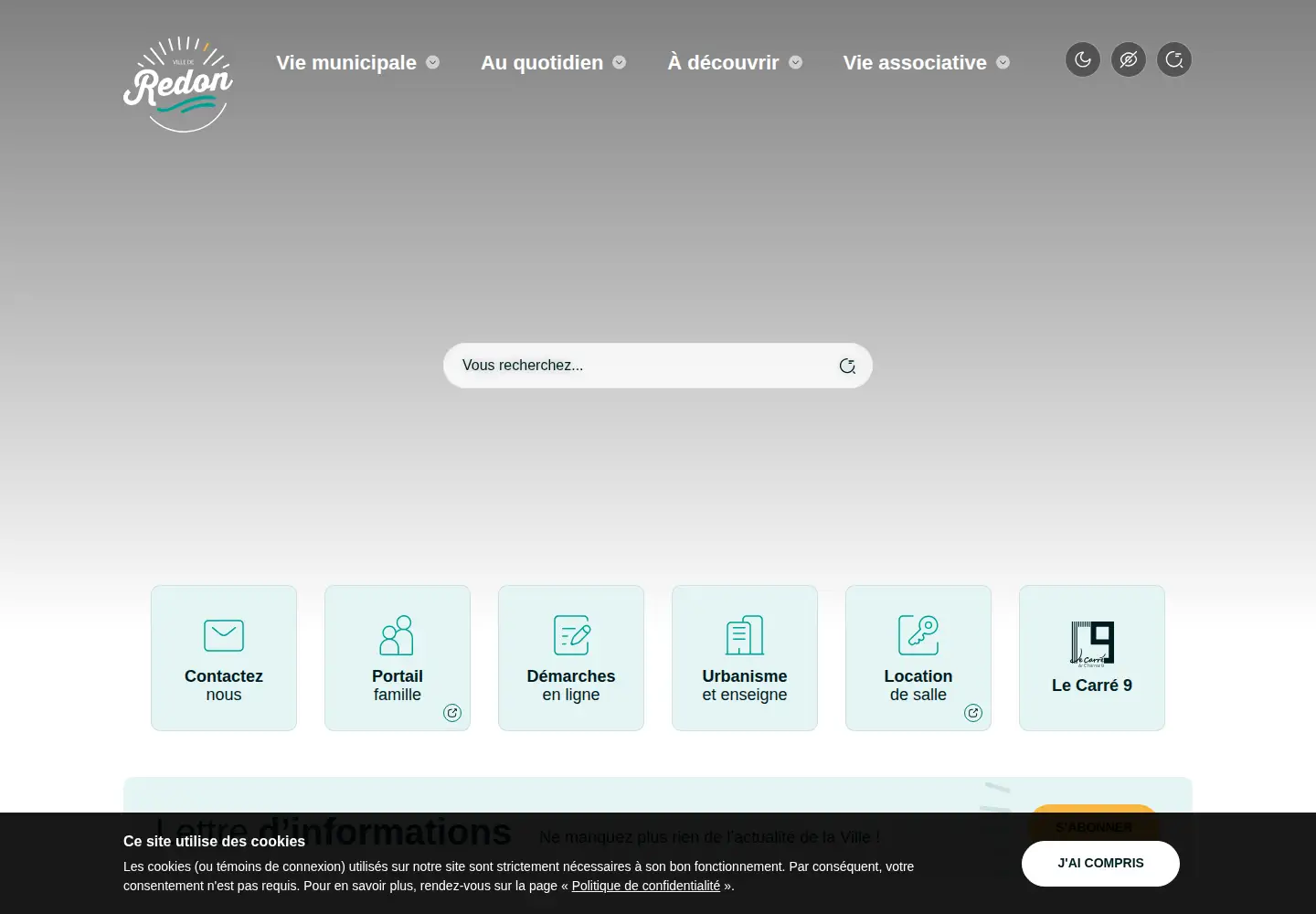 Screenshot of redon.fr