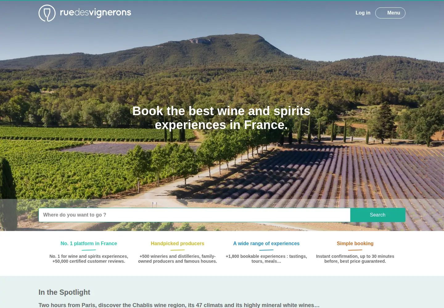 Screenshot of ruedesvignerons.com
