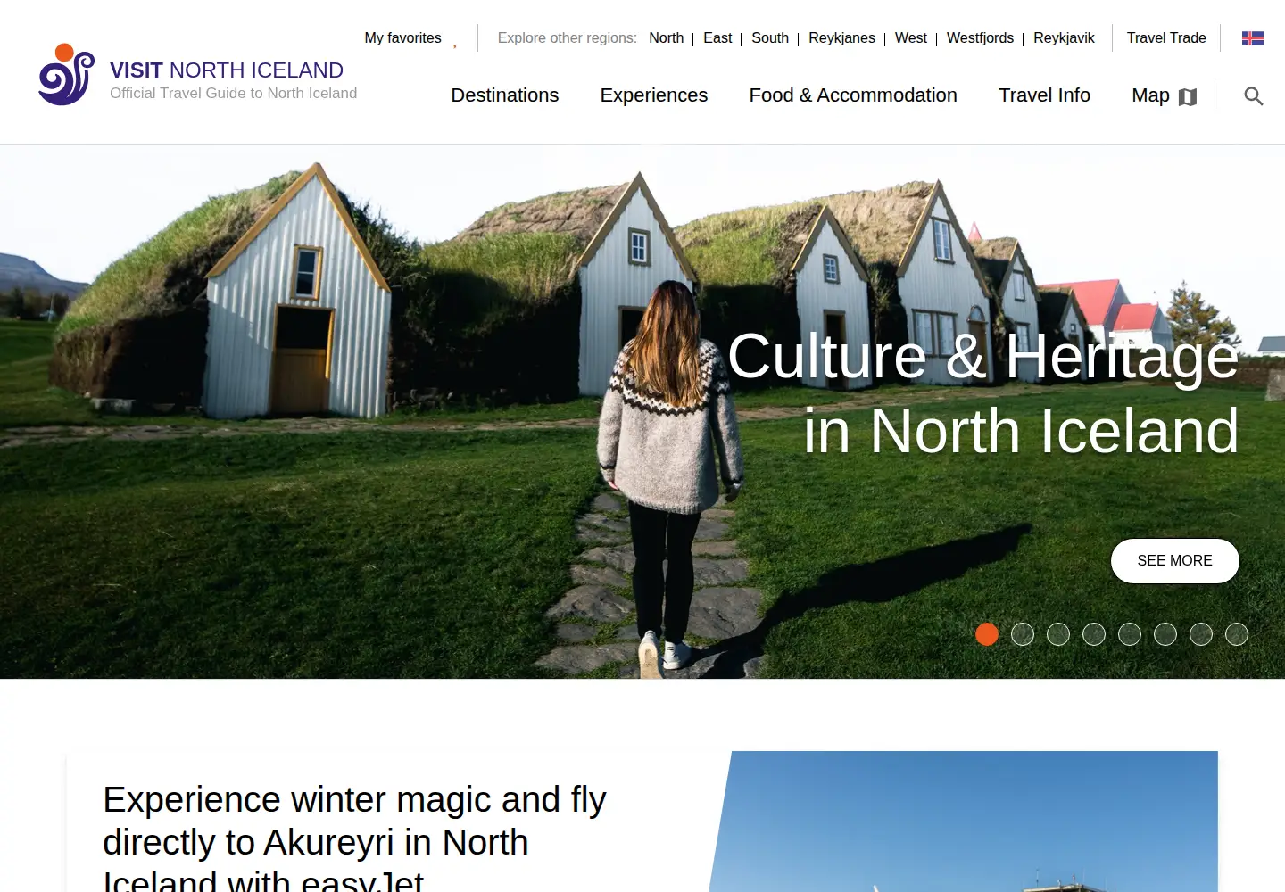 Screenshot of northiceland.is