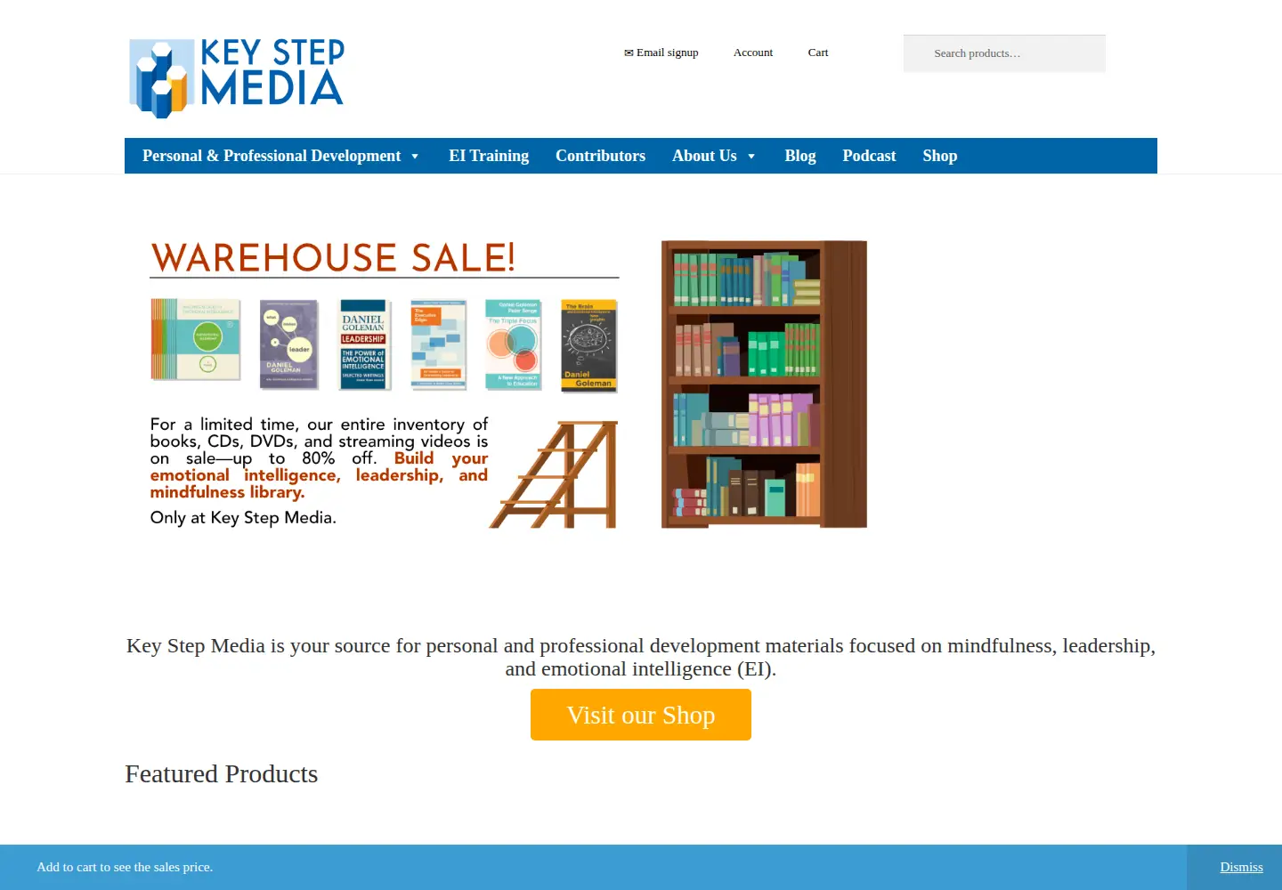 Captured homepage of keystepmedia.com in the current scan