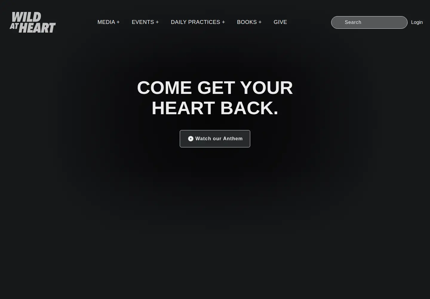 Screenshot of wildatheart.org