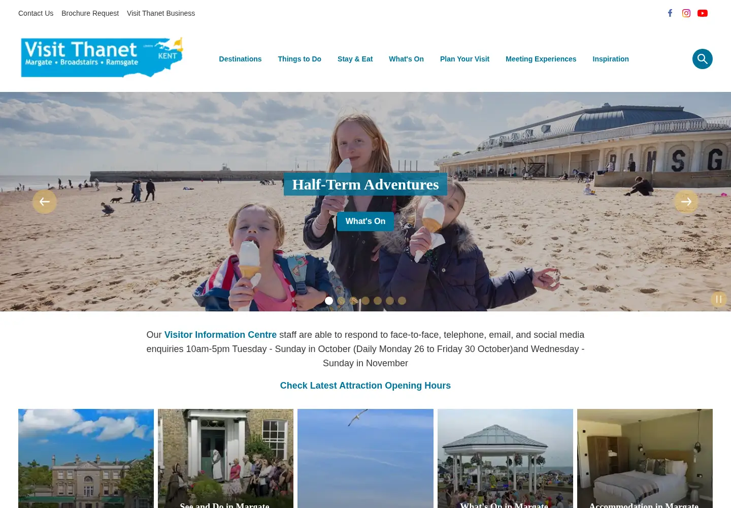 Screenshot of visitthanet.co.uk