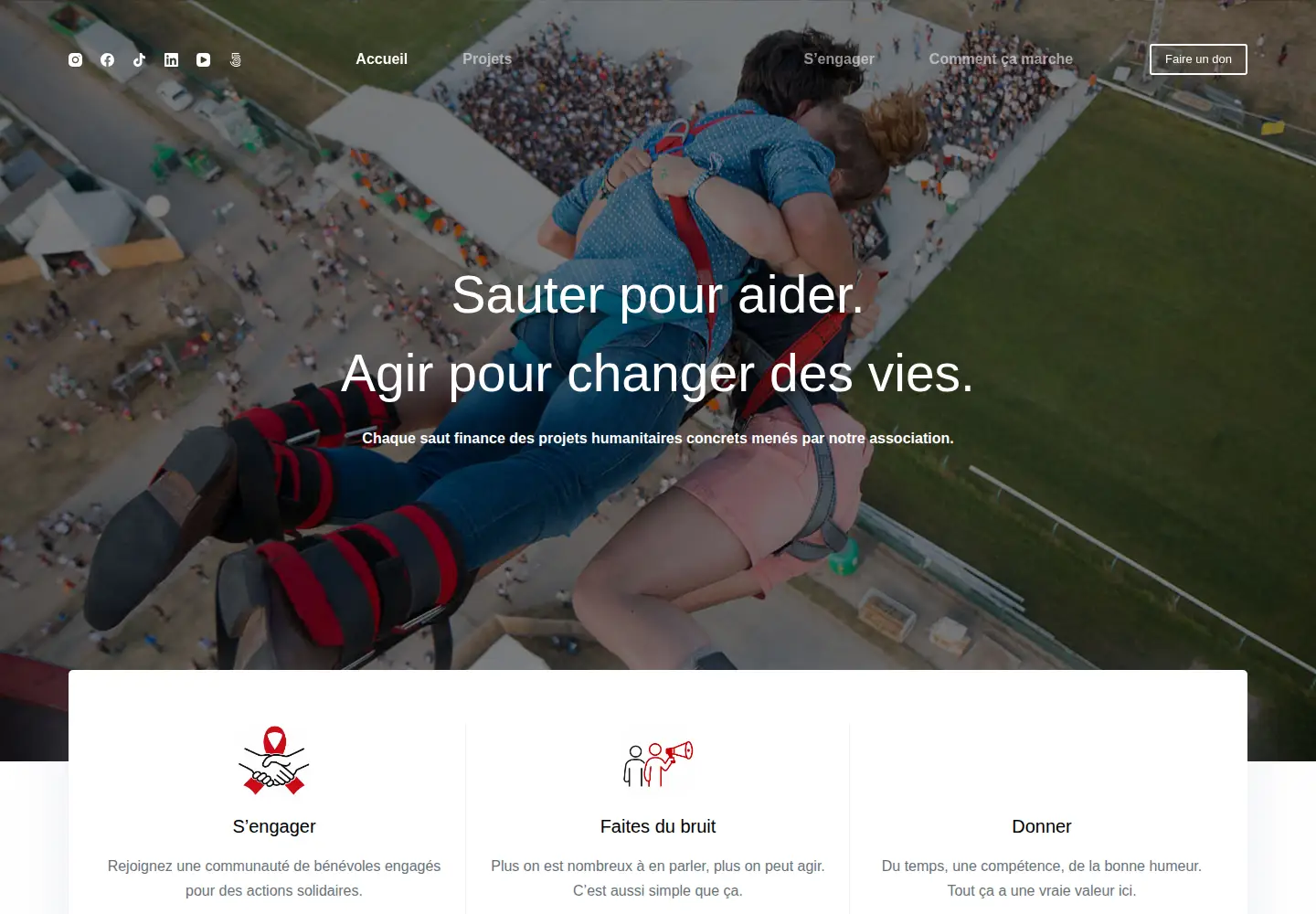 Screenshot of uneidee.asso.fr
