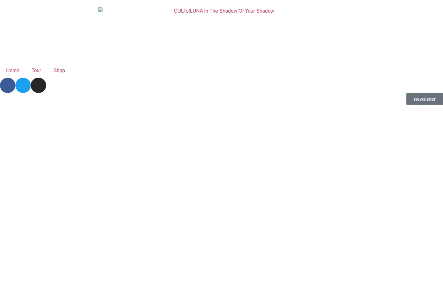 Screenshot of cultofluna.com