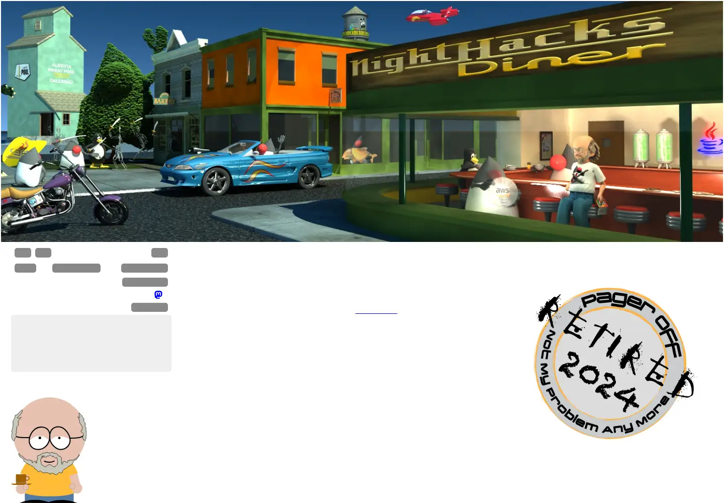 Captured homepage of nighthacks.com in the current scan