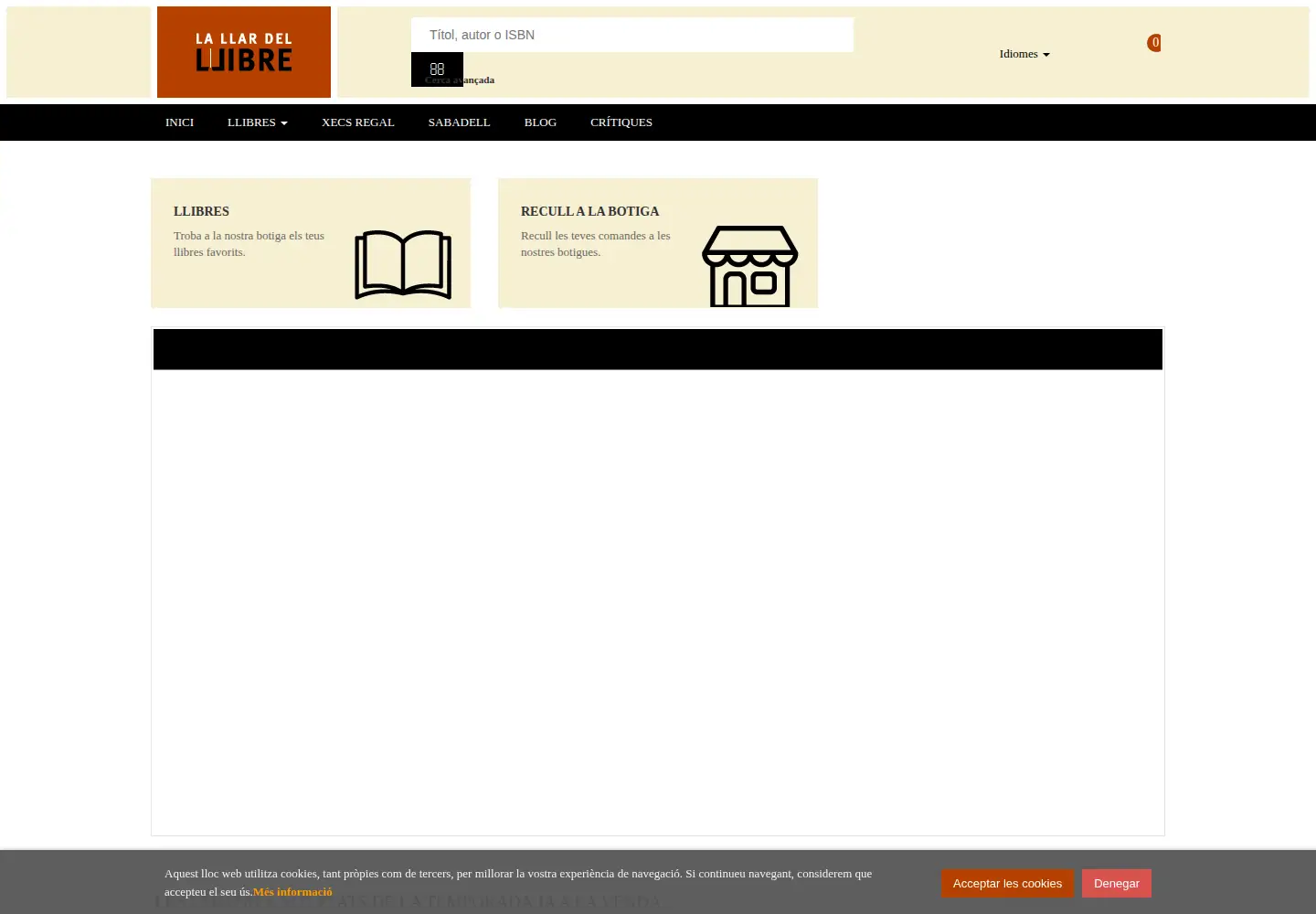 Screenshot of llardelllibre.cat