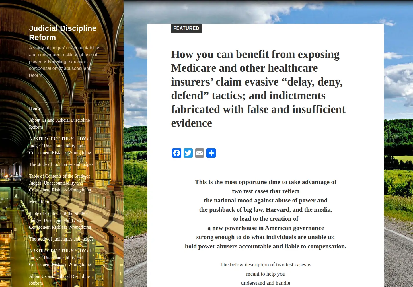Screenshot of judicial-discipline-reform.org