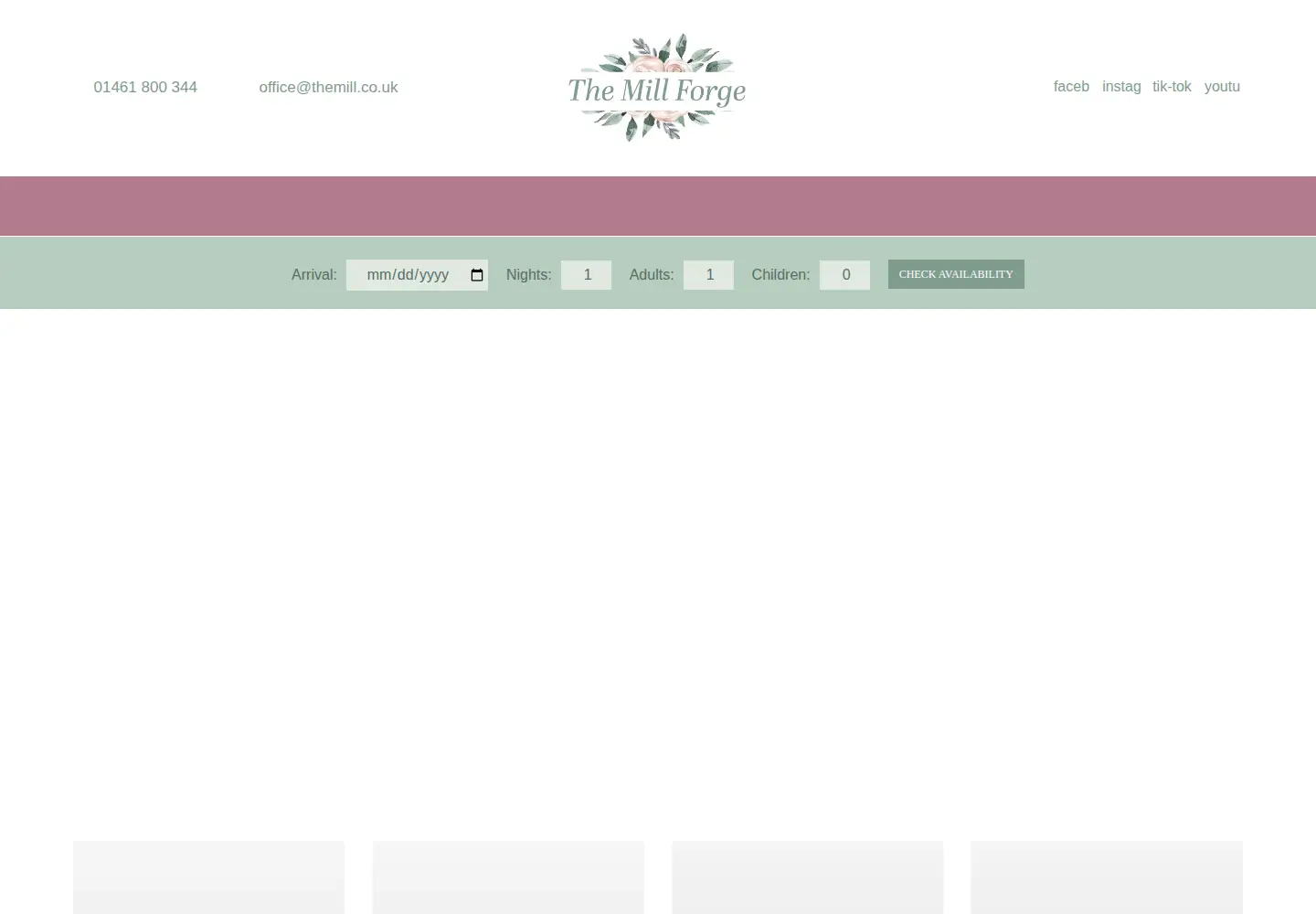 Captured homepage of themill.co.uk in the current scan