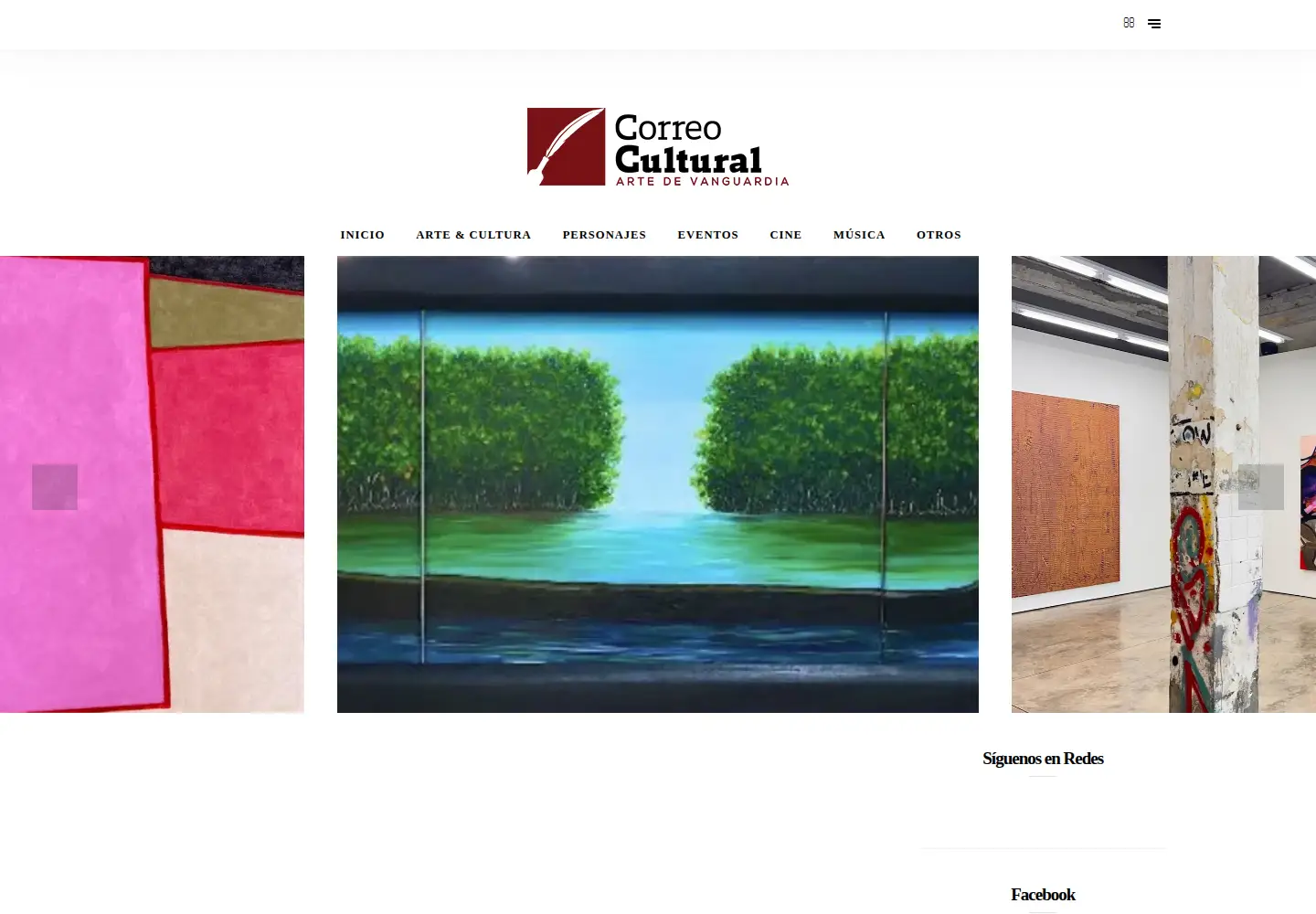 Screenshot of correocultural.com