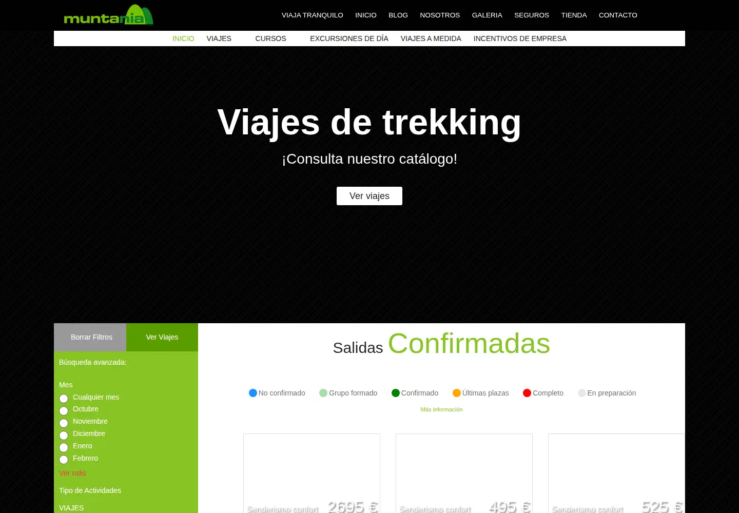 Screenshot of muntania.com
