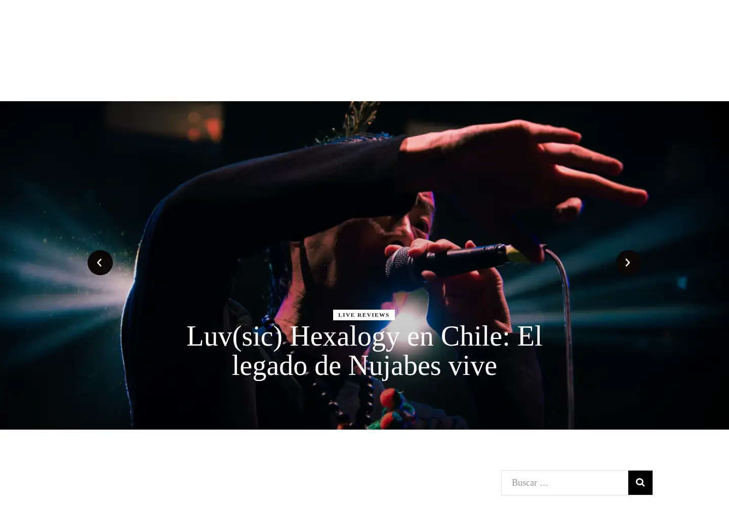 Screenshot of expectador.cl