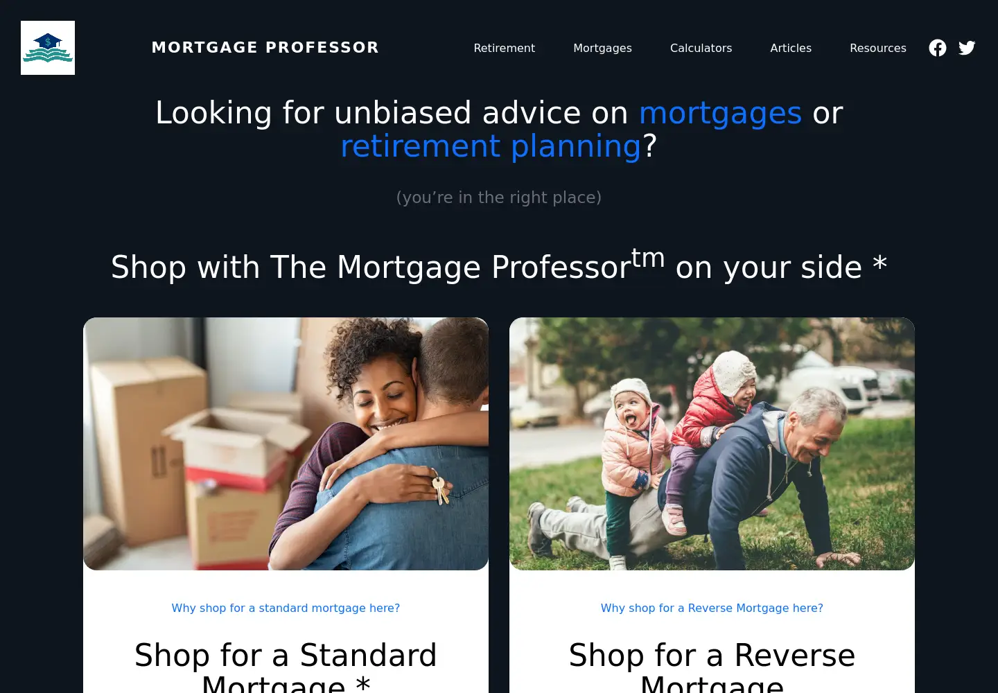 Screenshot of mtgprofessor.com
