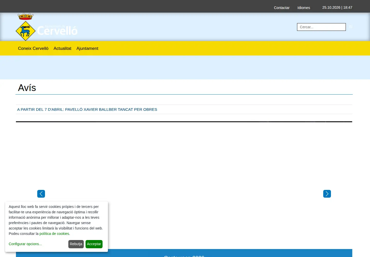 Screenshot of cervello.cat