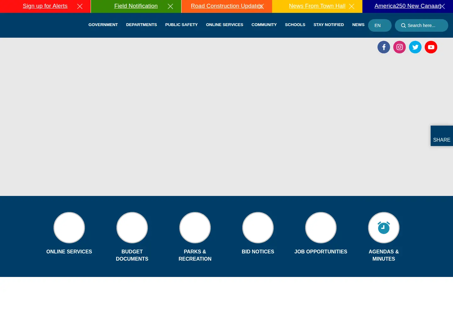 Screenshot of newcanaan.info