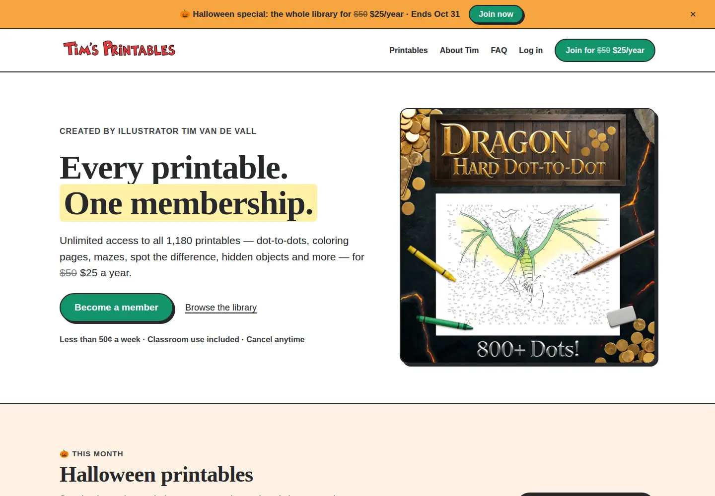 Captured homepage of timvandevall.com in the current scan