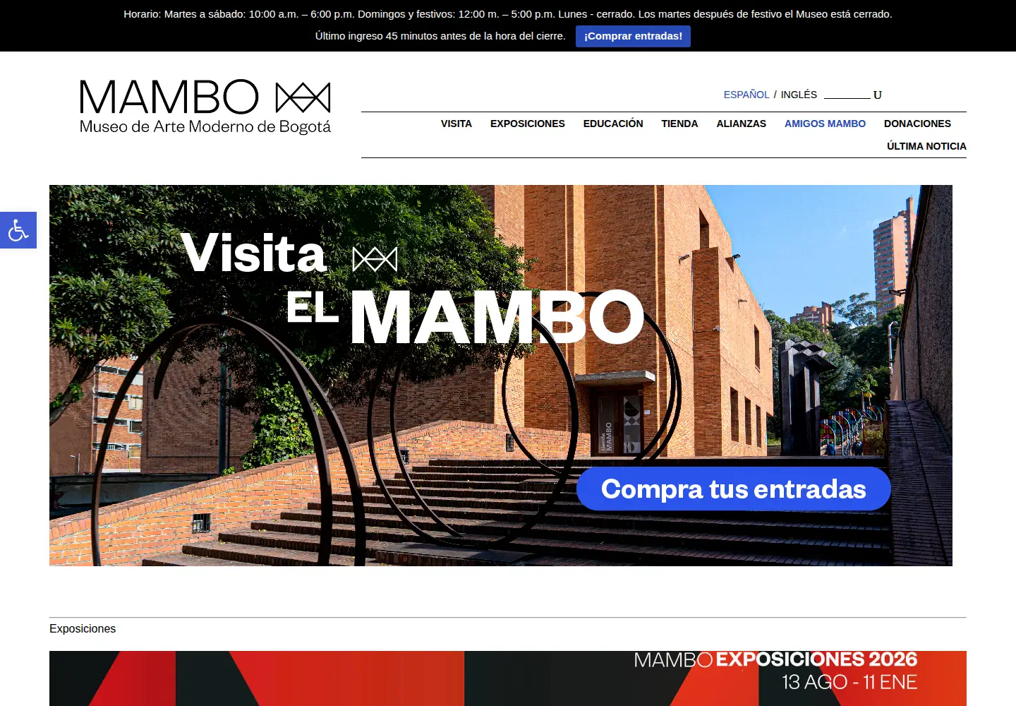 Screenshot of mambogota.com