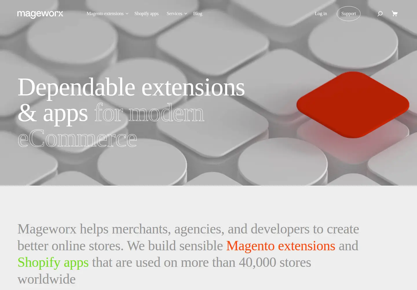 Screenshot of mageworx.com