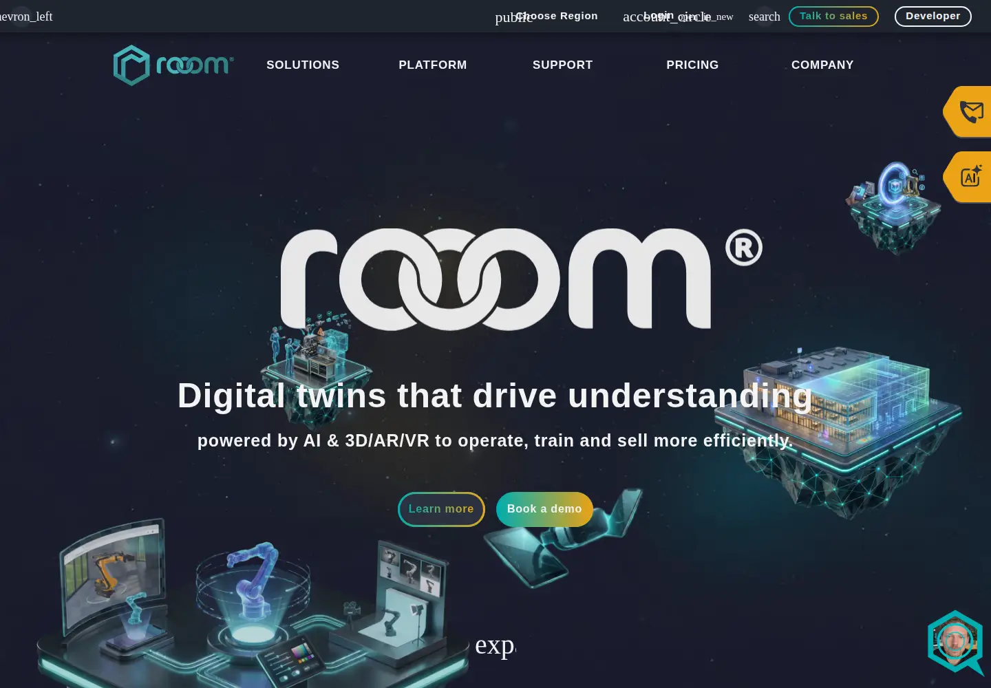 Screenshot of rooom.com