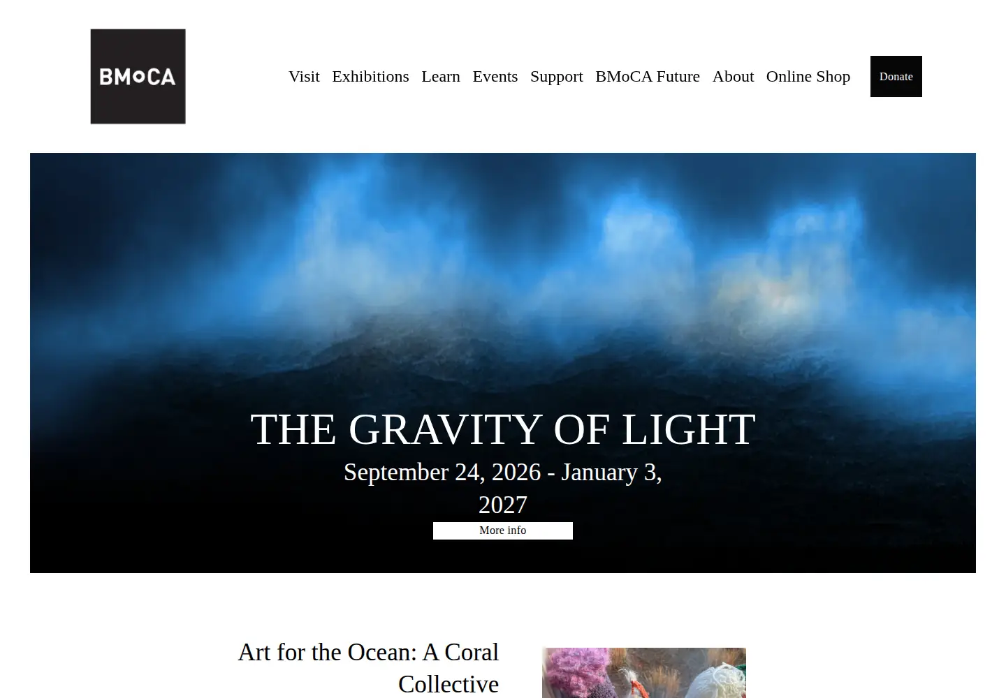 Screenshot of bmoca.org